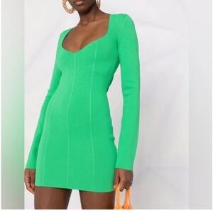 Green Body con Guage 81 Dress
